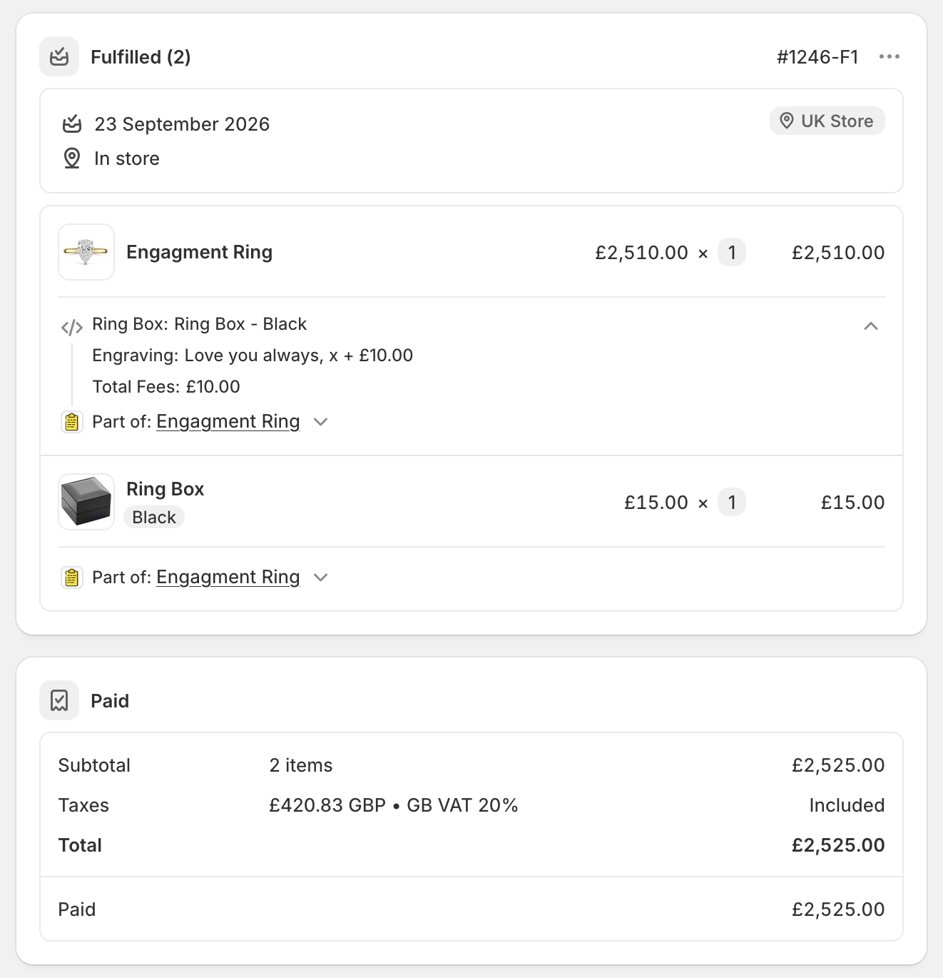Shopify Admin